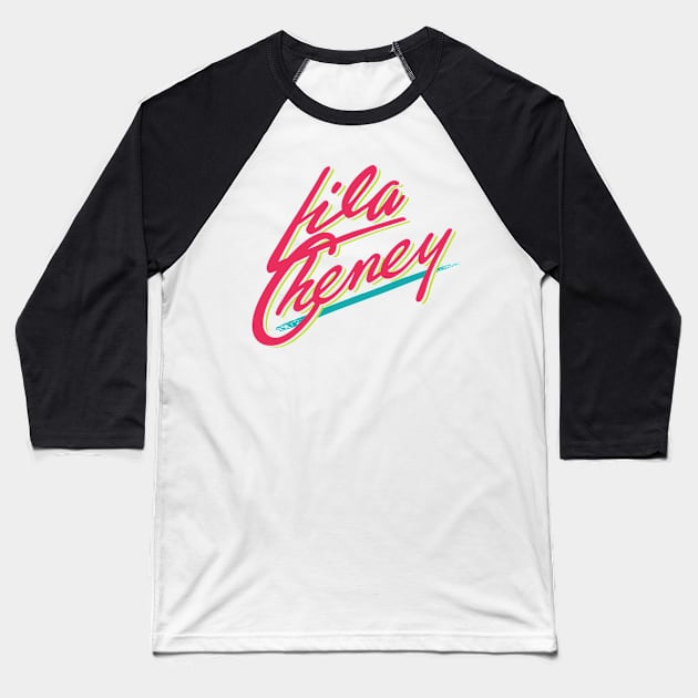 Lila Cheney — Pink and Green Baseball T-Shirt by Jonas Madden-Connor